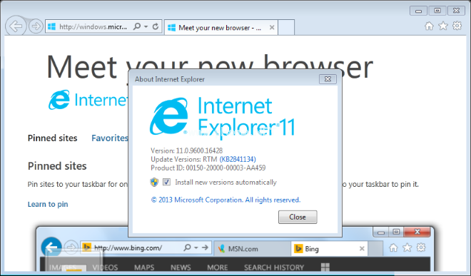 Internet  Explorer  for  Windows7 x6411.0.9600.1 官方版