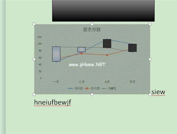 Word折线图怎么删除外框的实线？