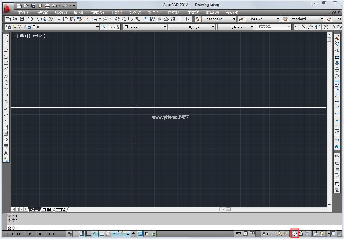 AutoCAD2012设置经典模式的方法