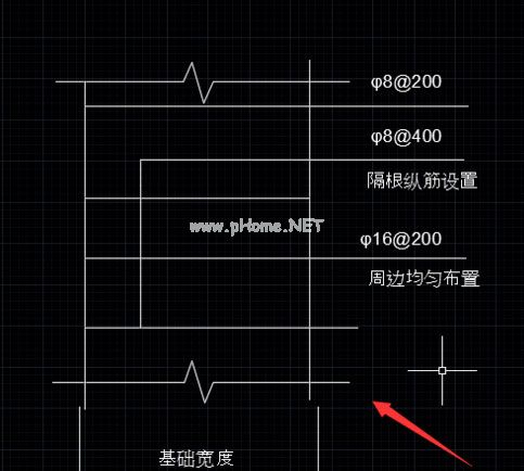 AutoCAD绘制配筋图的操作教程