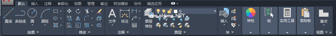 AutoCAD2019工作界面