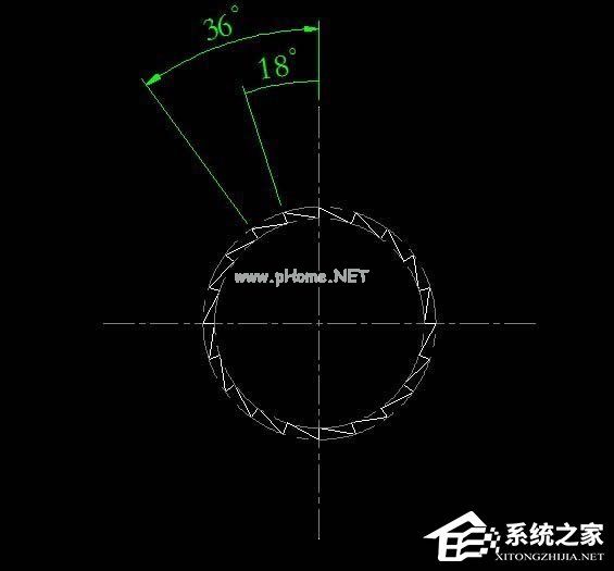 AutoCAD画锯齿盘图纸