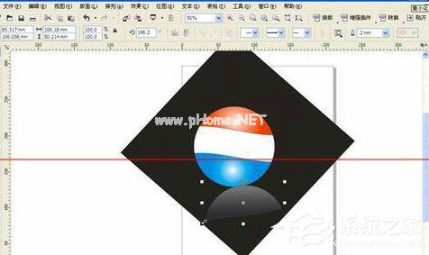 CorelDRAW如何制作百事可乐标志？CorelDRAW制作百事可乐标志的方法