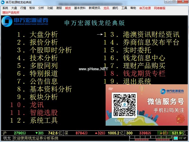 申万宏源钱龙经典版软件