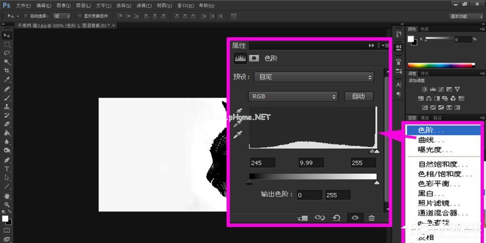 Photoshop中怎么利用黑白命令抠图？Photoshop中利用黑白命令抠图的方法