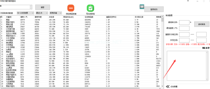 市场行情关键词查询