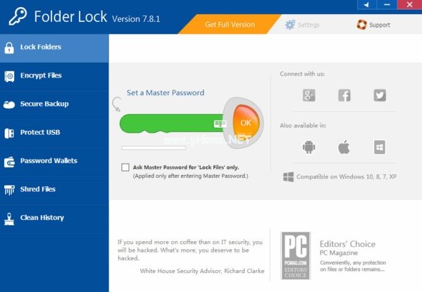 Folder  Lock软件图片1