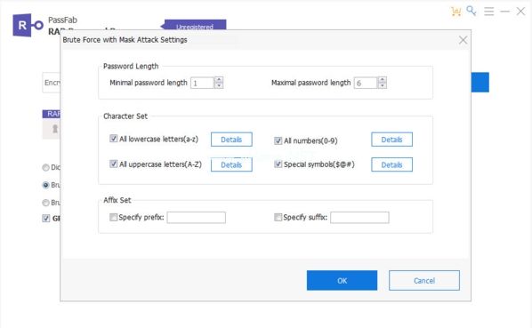 PassFab  RAR  Password  Recovery软件图片4