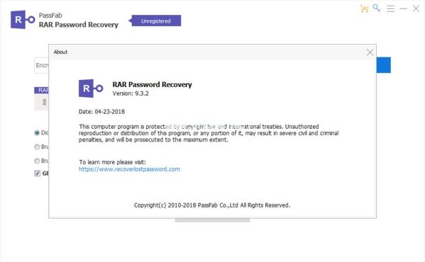 PassFab  RAR  Password  Recovery软件图片2