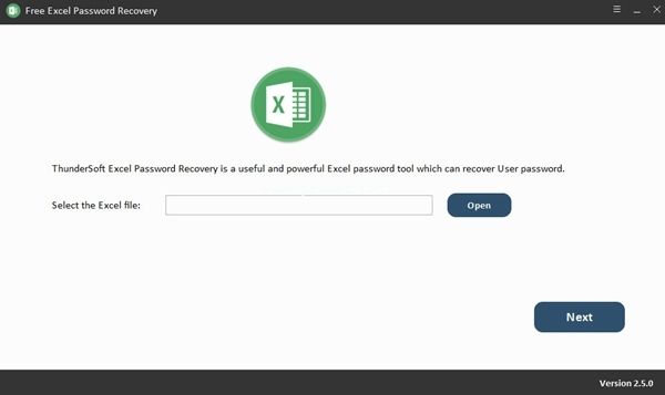 Free  Excel  Password  Recovery软件图片1