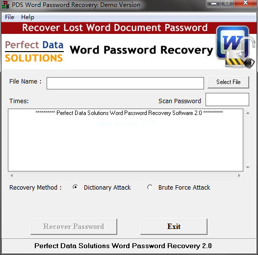 PDS  Word  Password  Recovery图片