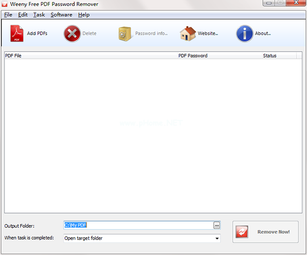 Weeny  Free  PDF  Password  Remover图片
