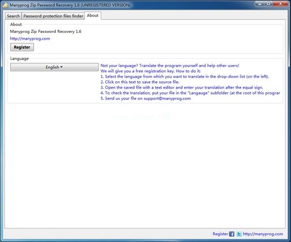 Manyprog  Zip  Password  recover软件图片3