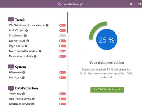 Abelssoft  Win10 PrivacyFix图2