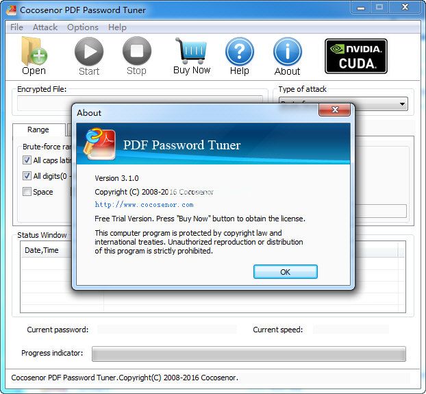 Cocosenor  PDF  Password  Tuner图