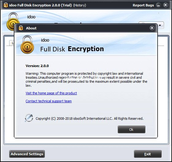 idoo  Full  Disk  Encryption图