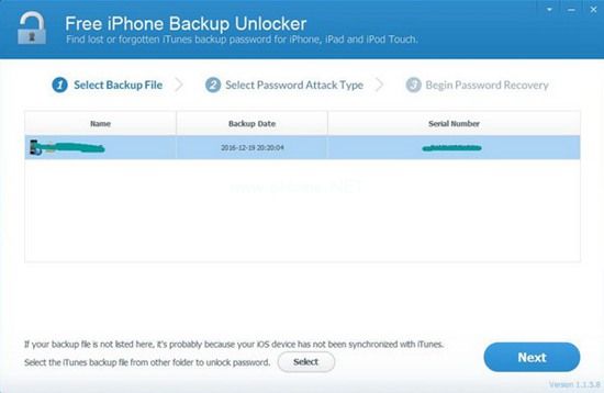 iLike  Free  iPhone  Backup  Unlocker图