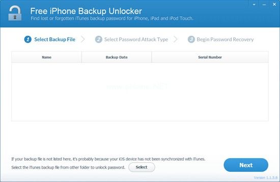 iLike  Free  iPhone  Backup  Unlocker图