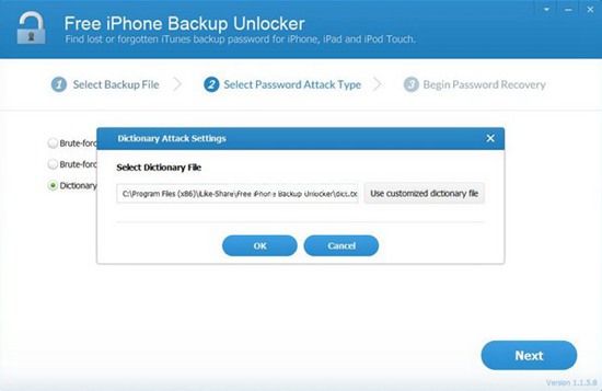 iLike  Free  iPhone  Backup  Unlocker图