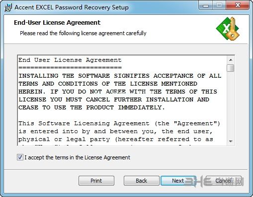 Accent  Excel  Password  Recovery图片3