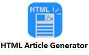 HTML Article Generator1.0 中文版