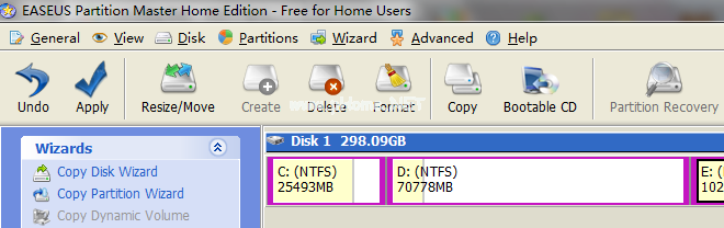 易我分区大师（EASEUS  Partition  Master  Home家庭版版）怎么使用？