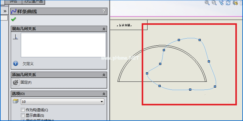 使用SolidWorks工程图中的裁剪视图