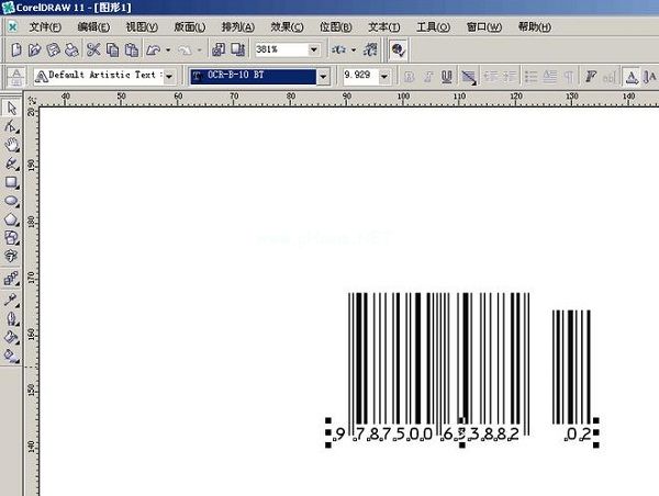 CorelDRAW怎样做条形码