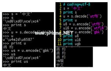 python下含中文字符串正则表达式的编码