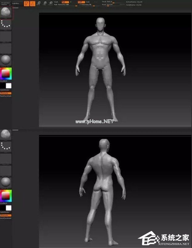 ZBrush雕刻人体教程
