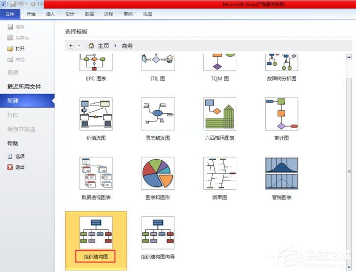 Visio  2010如何绘制组织结构图？