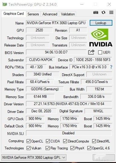 RTX3060/3070最详细的性能评测