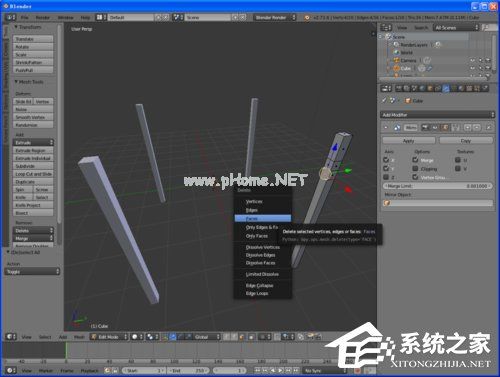 Blender八仙桌建模教程