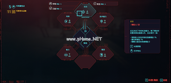 赛博朋克2077人物属性介绍和加点攻略教