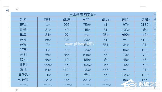 Word如何删除表格边框？Word文档去掉表格边框的方法