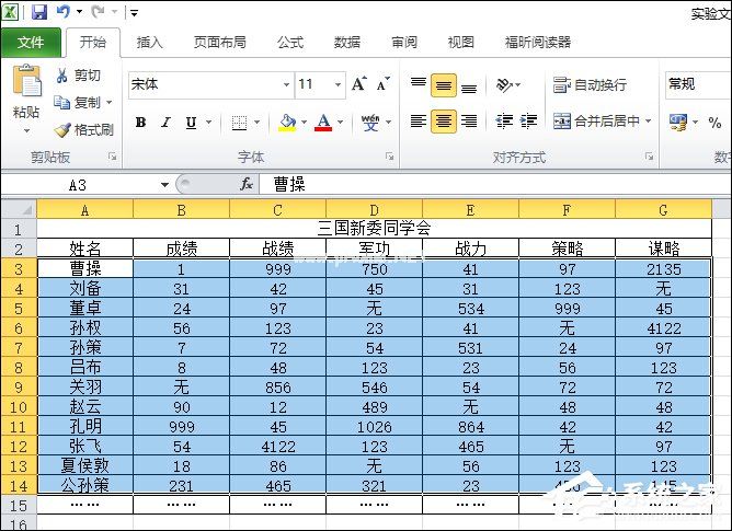 表格如何隔行填充颜色？Excel表格底色隔行填充方法