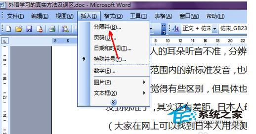 Word分页符怎么用？Word插入分页符的方法