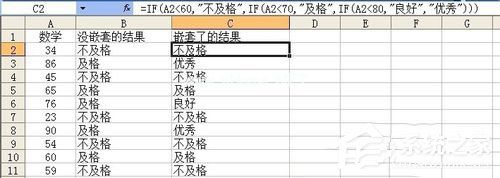 Excel  IF函数的使用方法