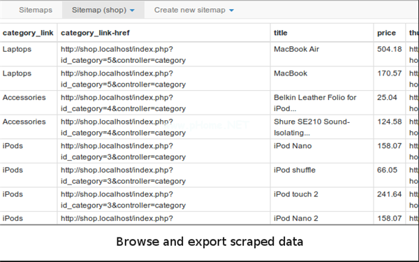 web  scraper截图7