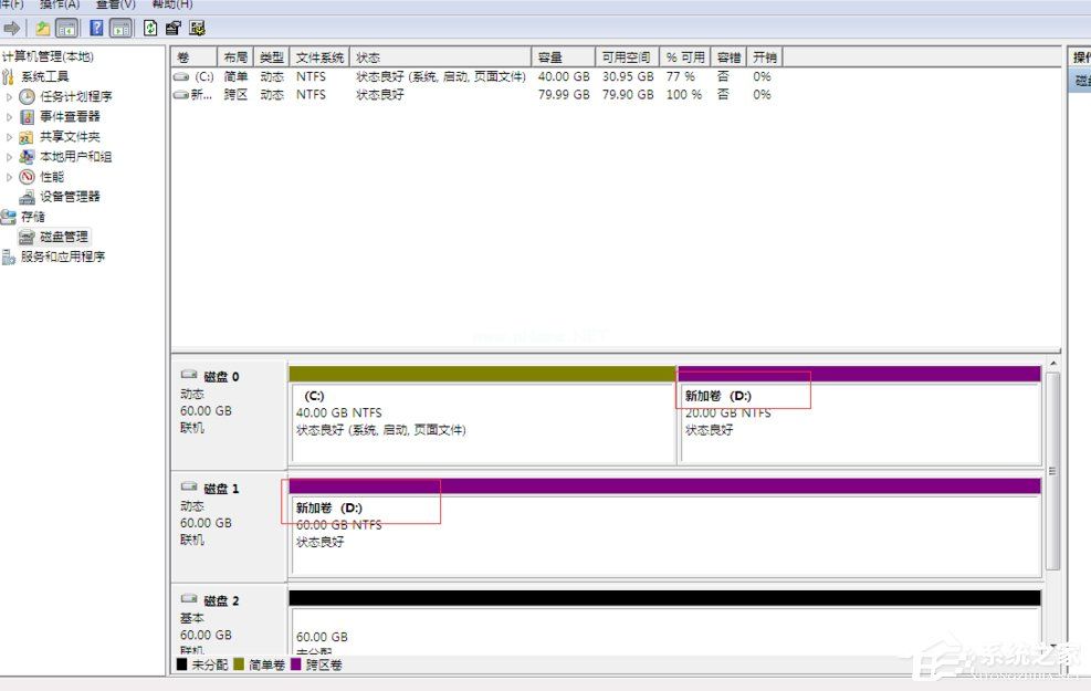 Windows动态磁盘跨区卷带区卷镜像卷有什么区别？