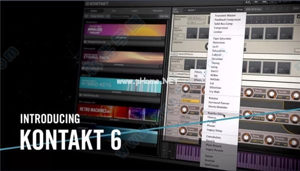 kontakt  6怎么加载音源