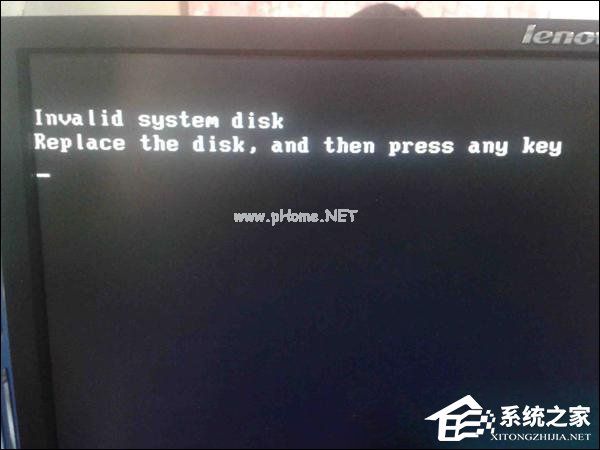 开机出现invalid  system  disk怎么处理？