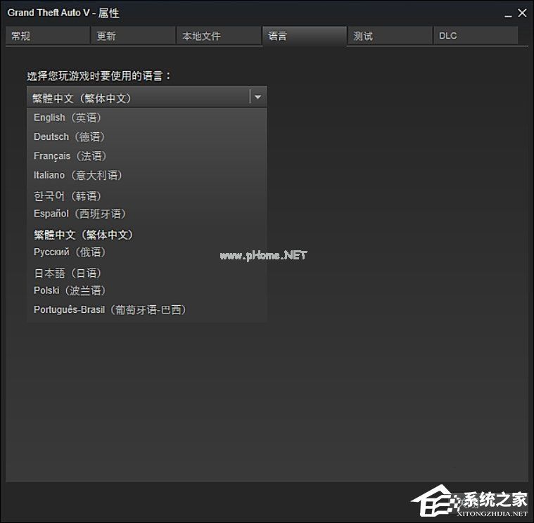 GTA5怎么设置中文语言？