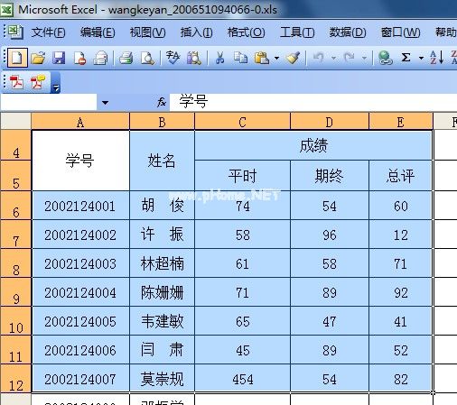 快速删除选定区域数据