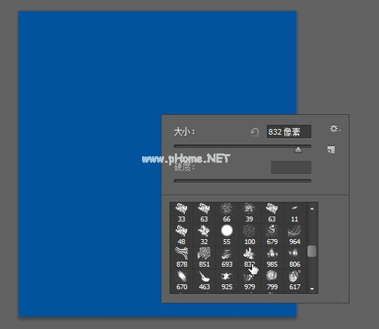 PS里面导入素材增加笔刷