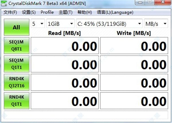 CrystalDiskMark免安装中文版