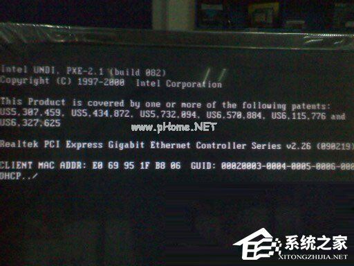 电脑开机出现CLIENT  MAC  ADDR如何解决？