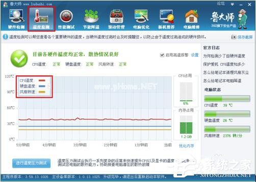 怎么看电脑风扇转速？查看电脑风扇转速的方法