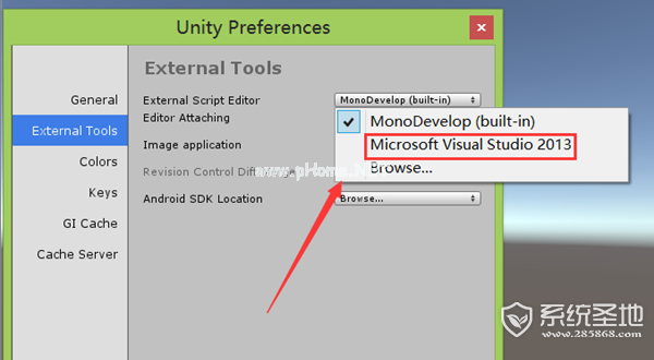 unity3D设置编程环境的方法6