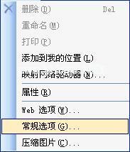 常规选项